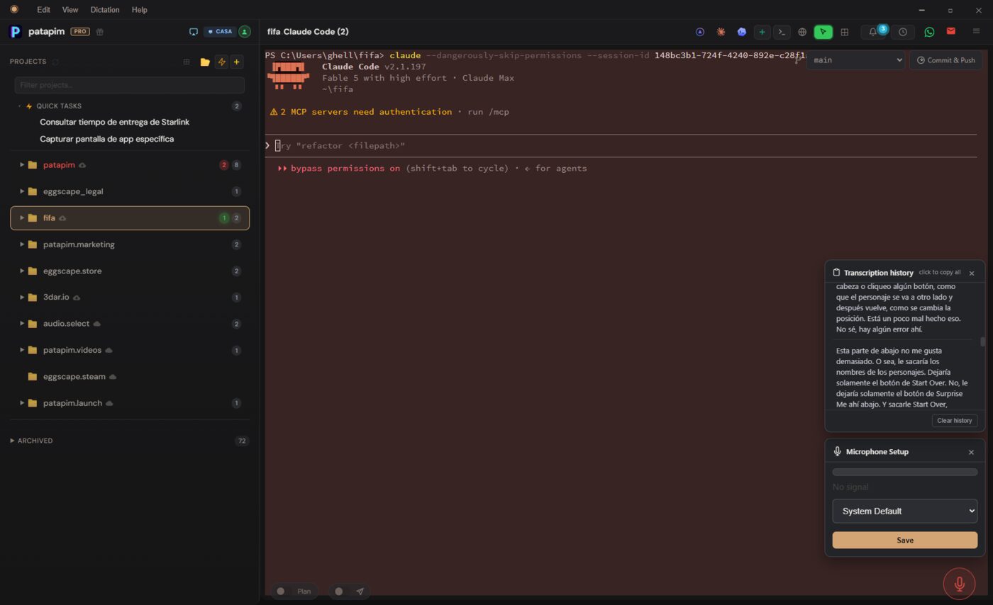 Fully integrated on-device voice dictation
